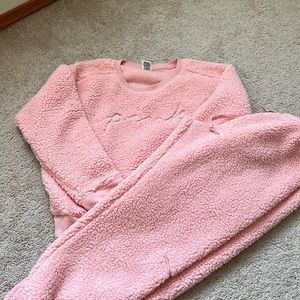 Pink PJ set